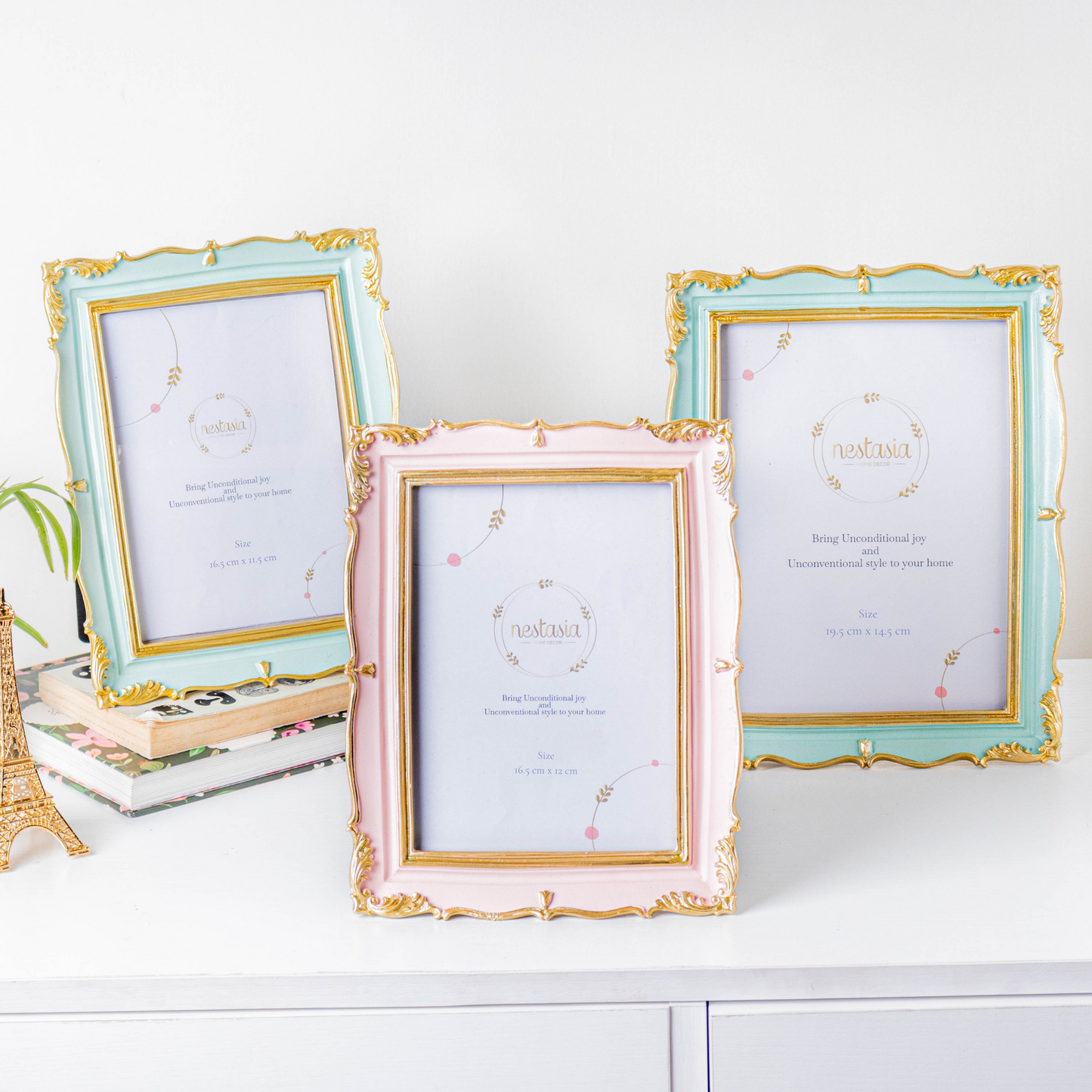 Royal Pastel Green Large Photo Frame