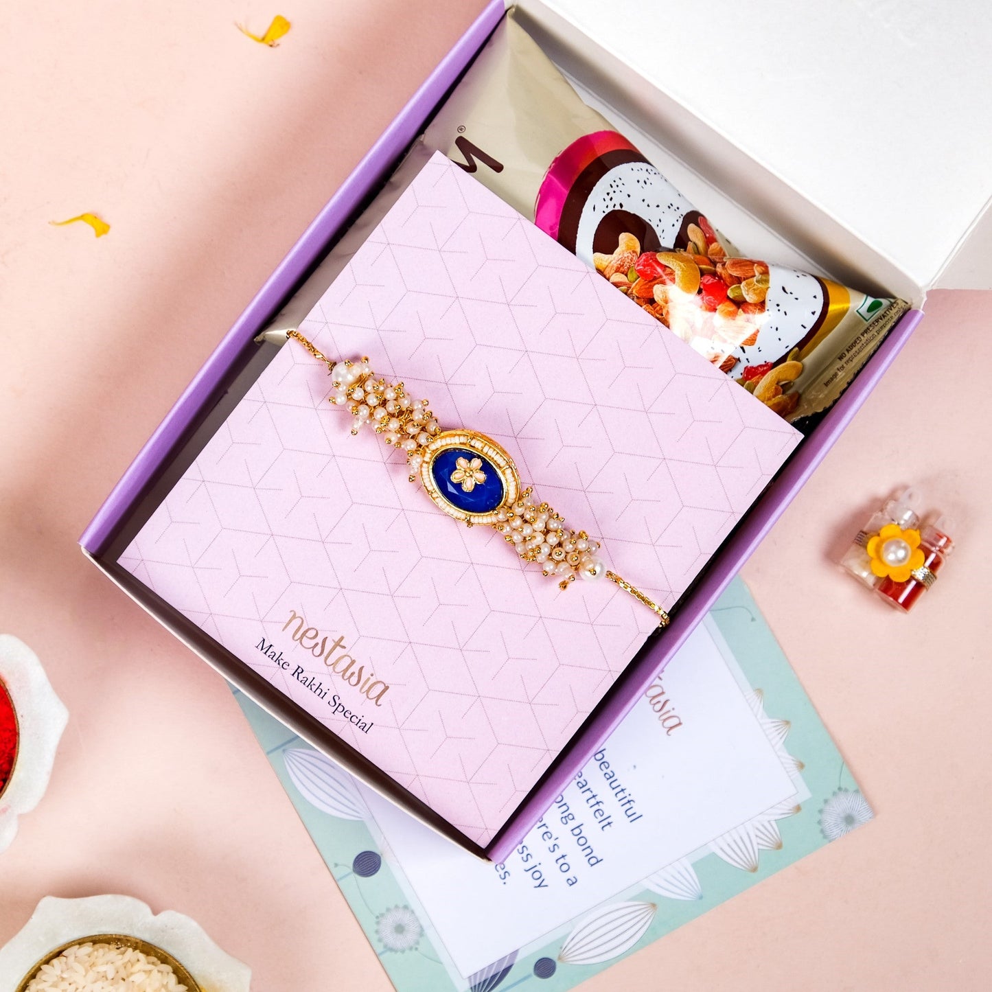 Adjustable Bracelet Rakhi Set For Siblings