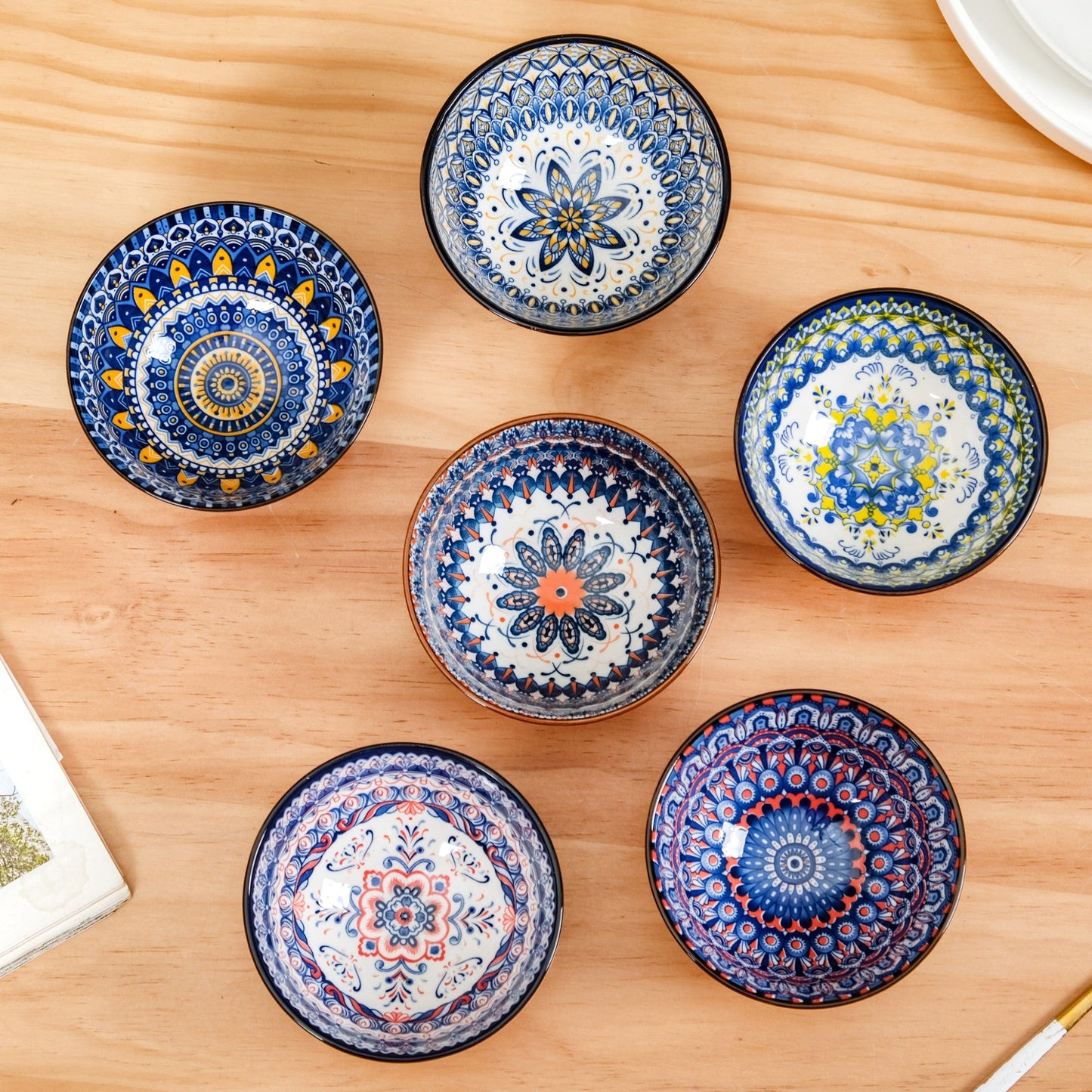 Aoki Ceramic Soup Bowl Set Of 6 300ml