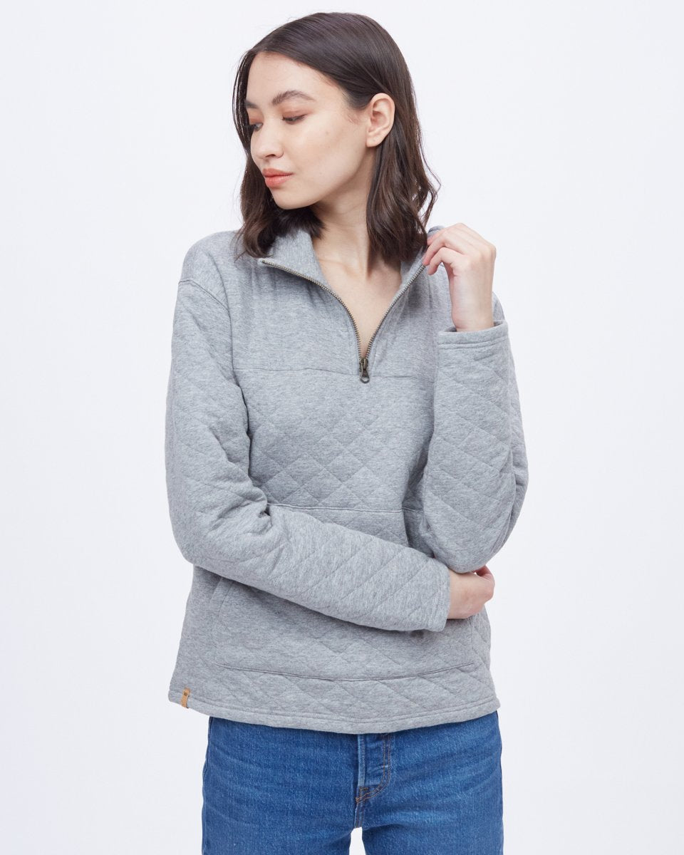1/4 Zip Quilted Fleece