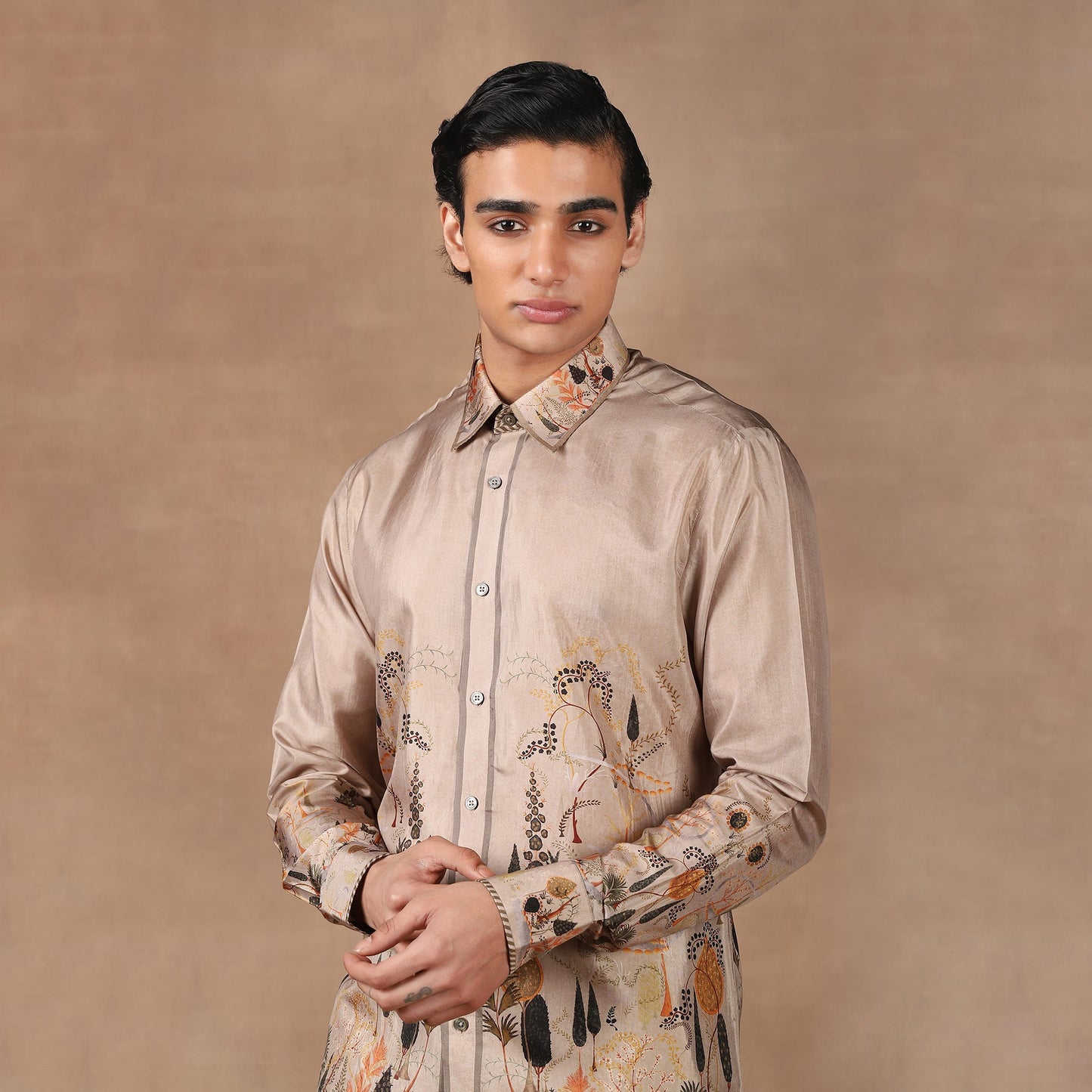 Warm Taupe Shirt | MURAQQA