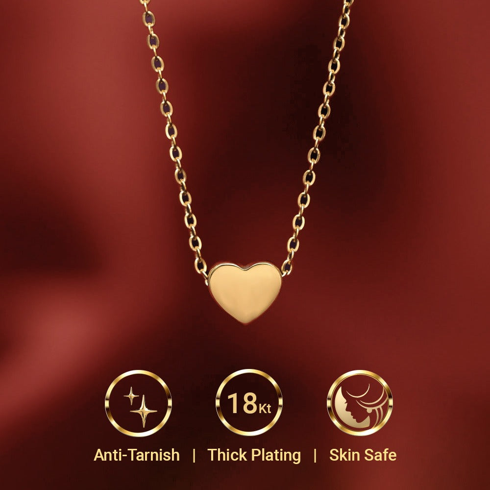 Trendy Freak Paris Heart Necklace X RENEE H2O Hydrating Crème Lipstick