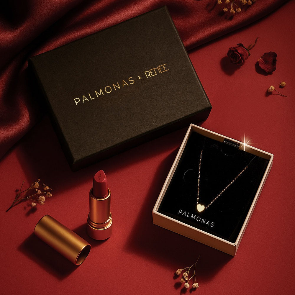 Trendy Freak Paris Heart Necklace X RENEE H2O Hydrating Crème Lipstick