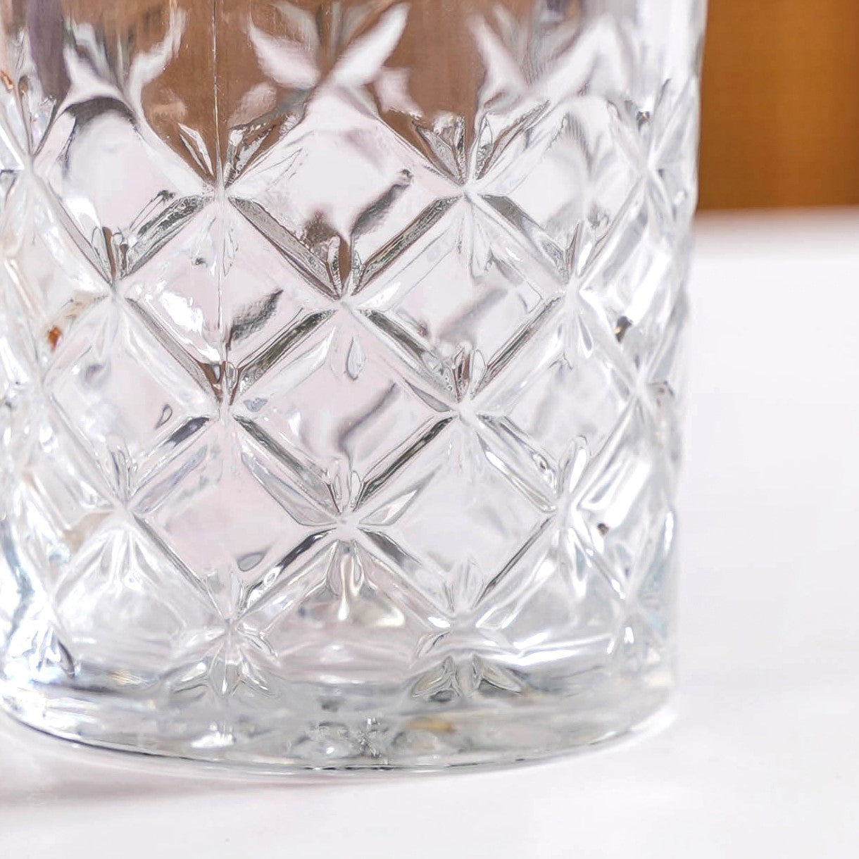 Scotch Glass Crosshatch Pattern Set Of 6 230ml