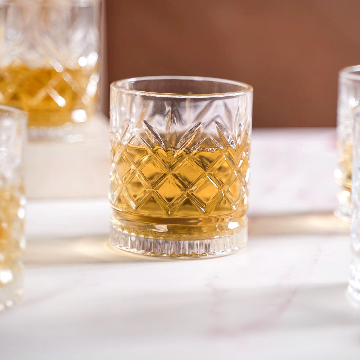 Luxe Whiskey Glass Set Of 6 220ml