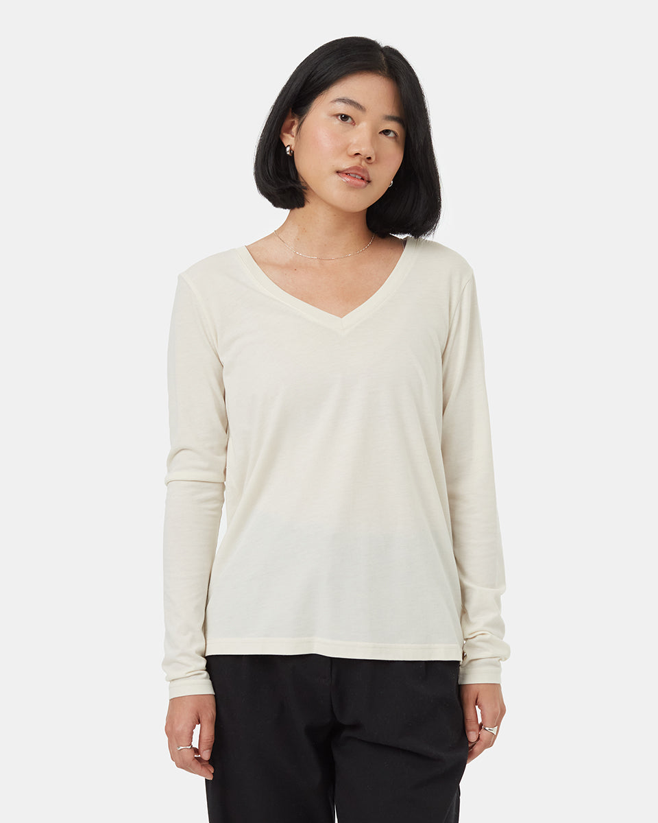 TreeBlend V-Neck Longsleeve T-Shirt