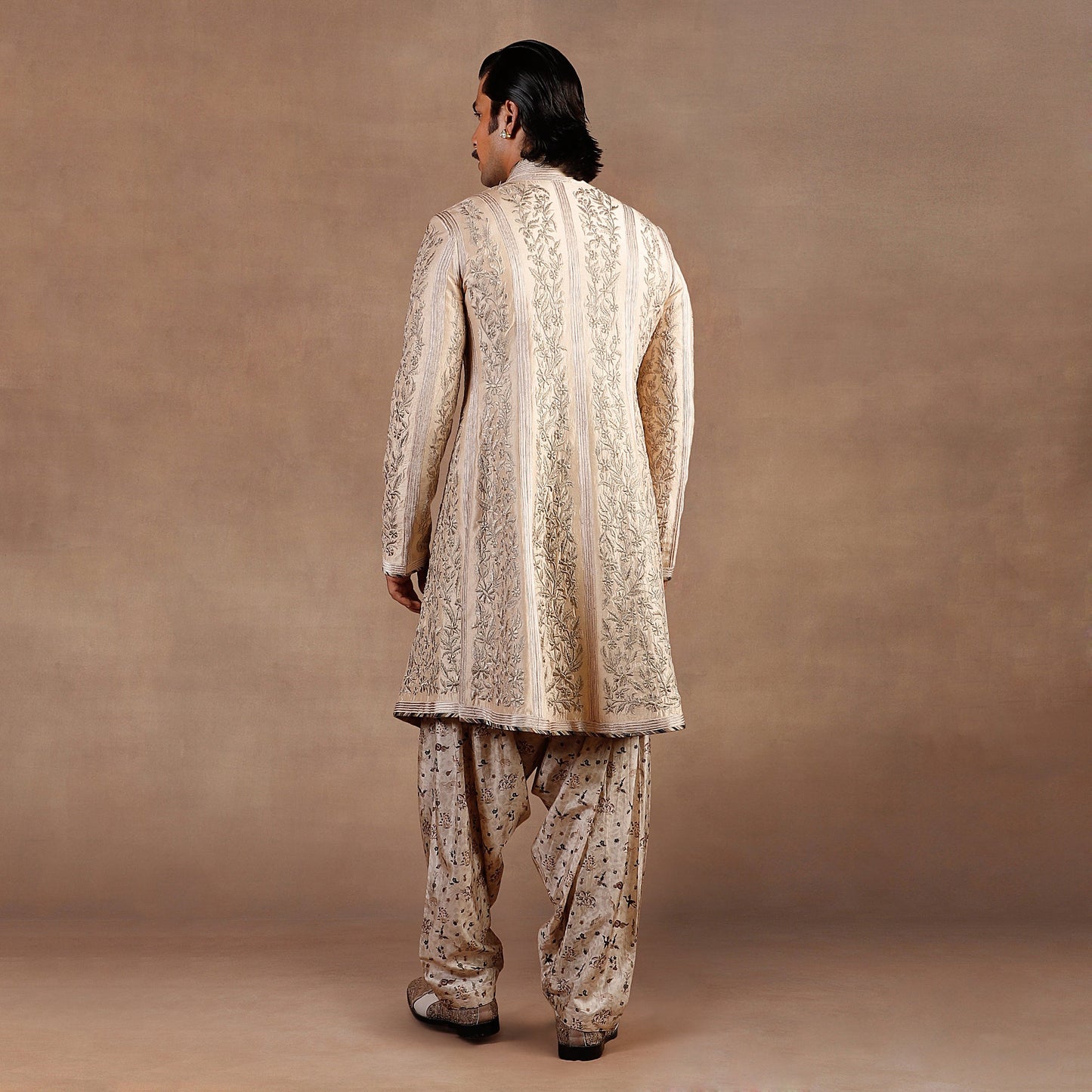 Almond Ivory Sherwani Set | EAST