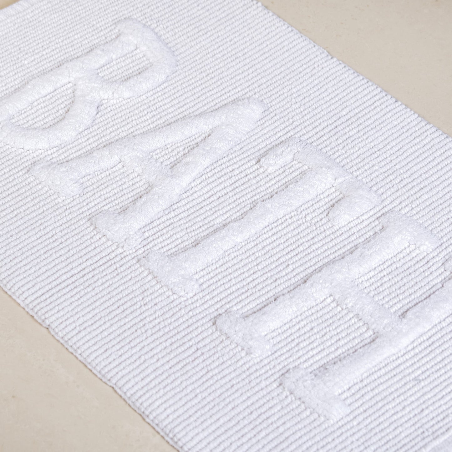 Handwoven Pure Cotton Bathroom Mat Large 32x20 Inch