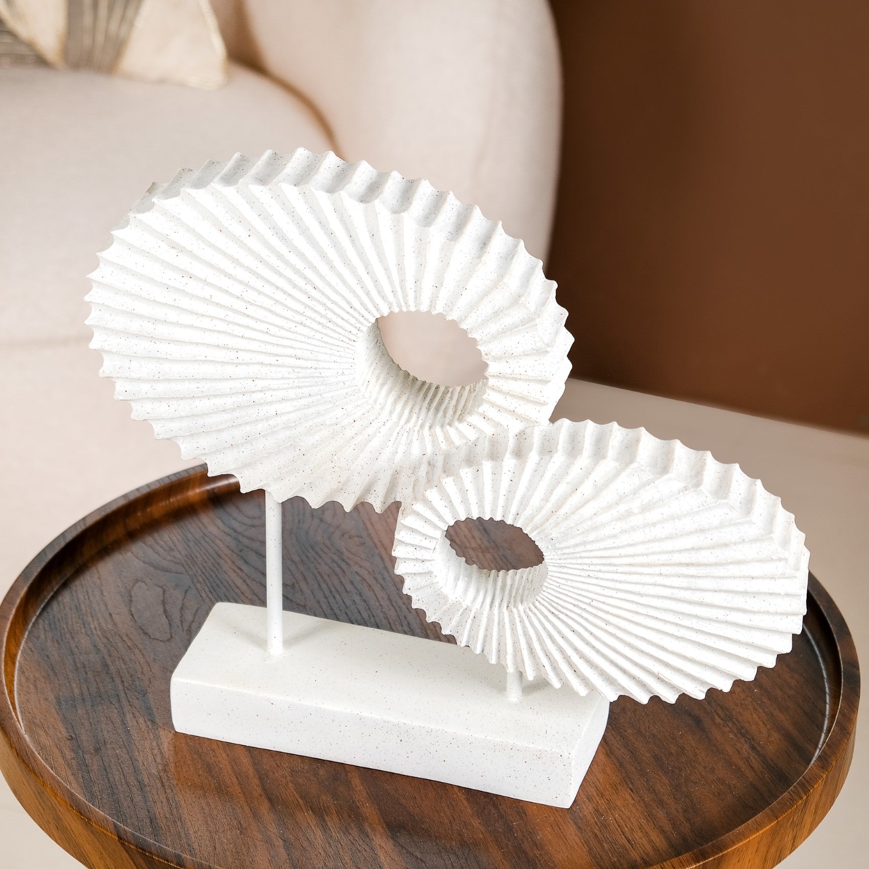 Nordic Twin Decorative Showpiece White
