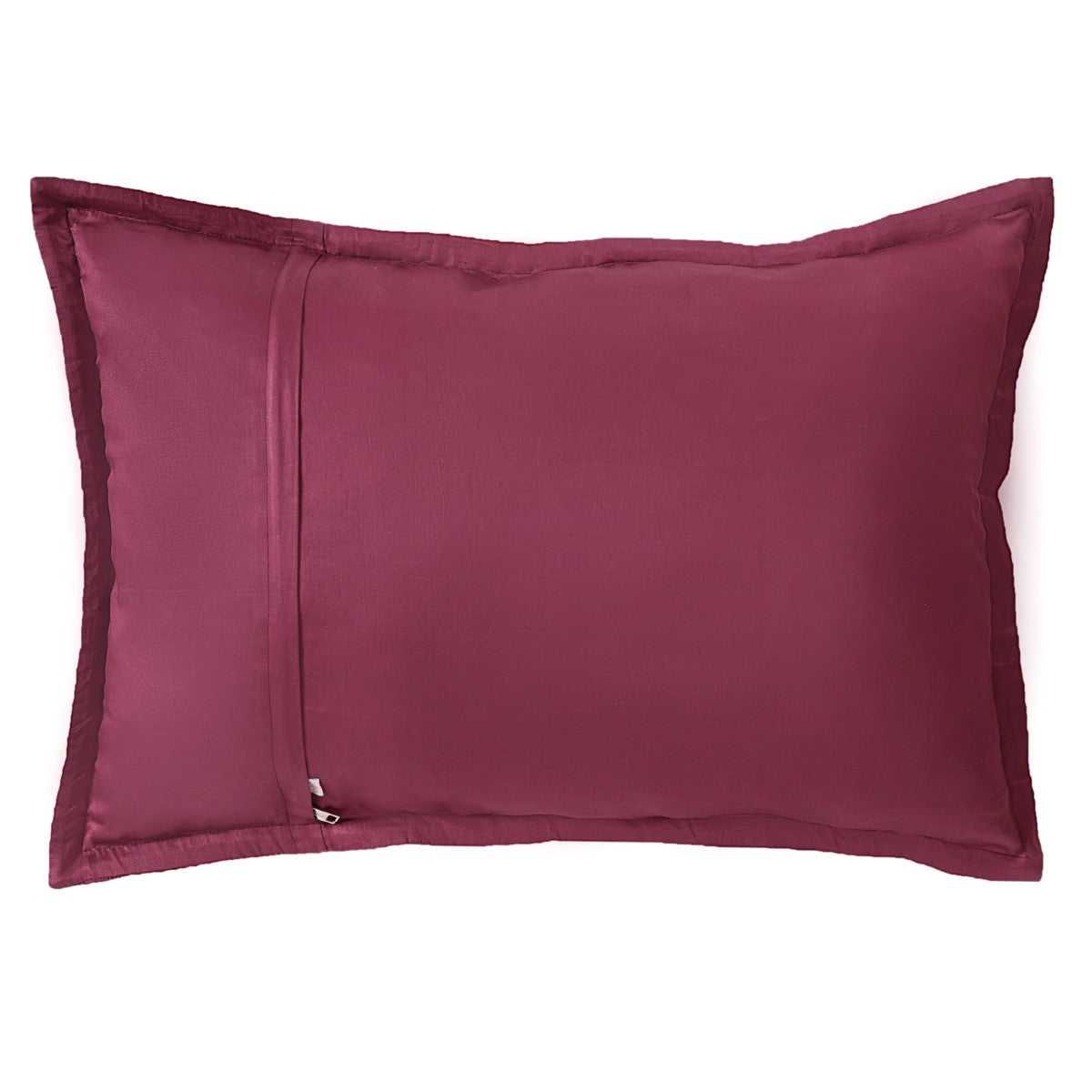 Marsala Embroidered 210TC Cotton Bed Cover With 2 Pillow Covers
