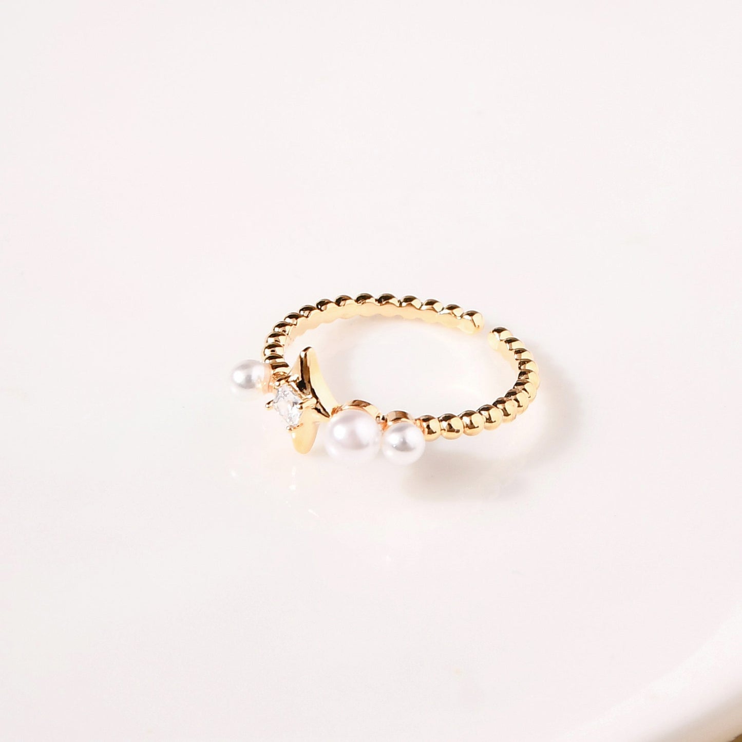 Celestial Harmony Gold Ring