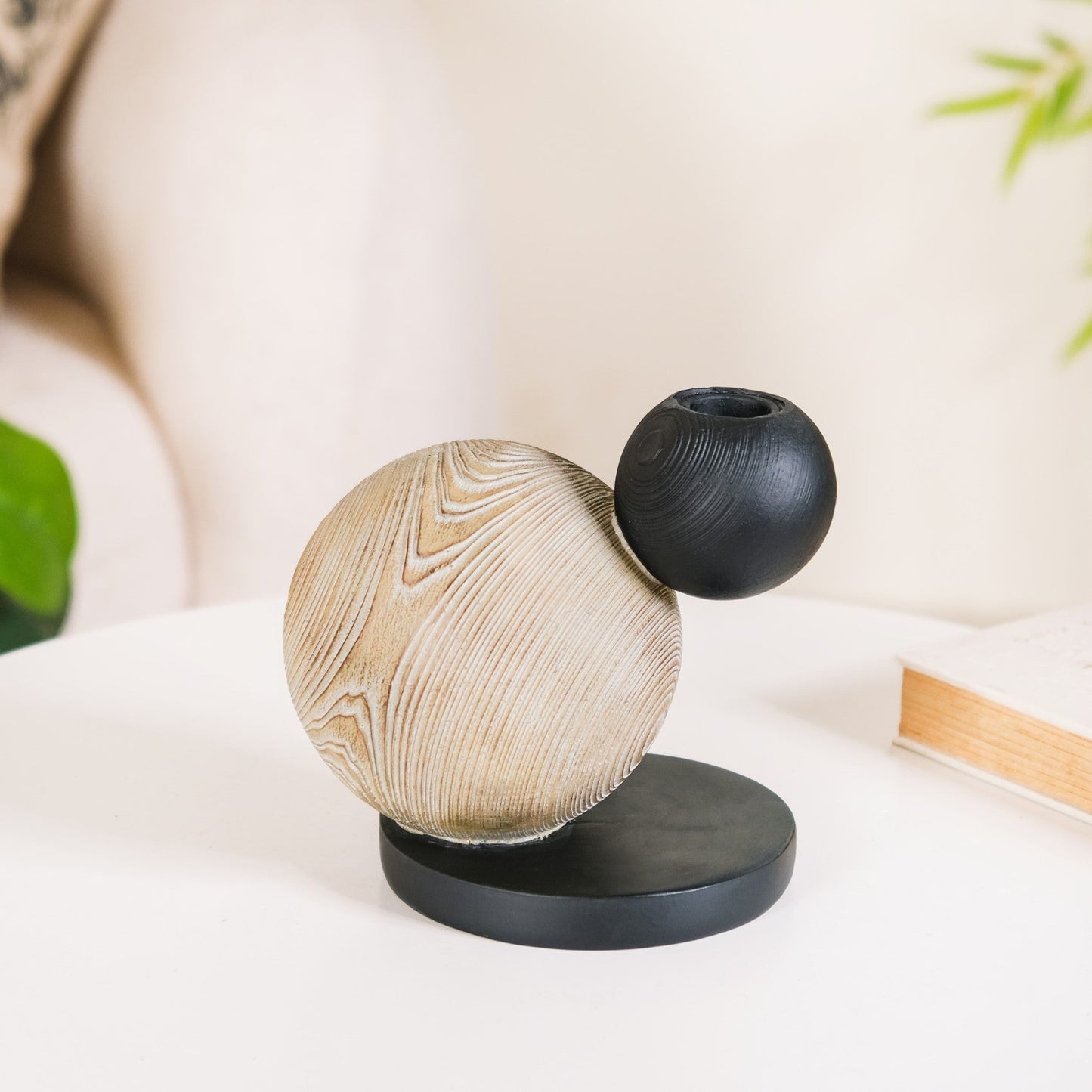 Celestial Modern Decor Candle Holder Showpiece