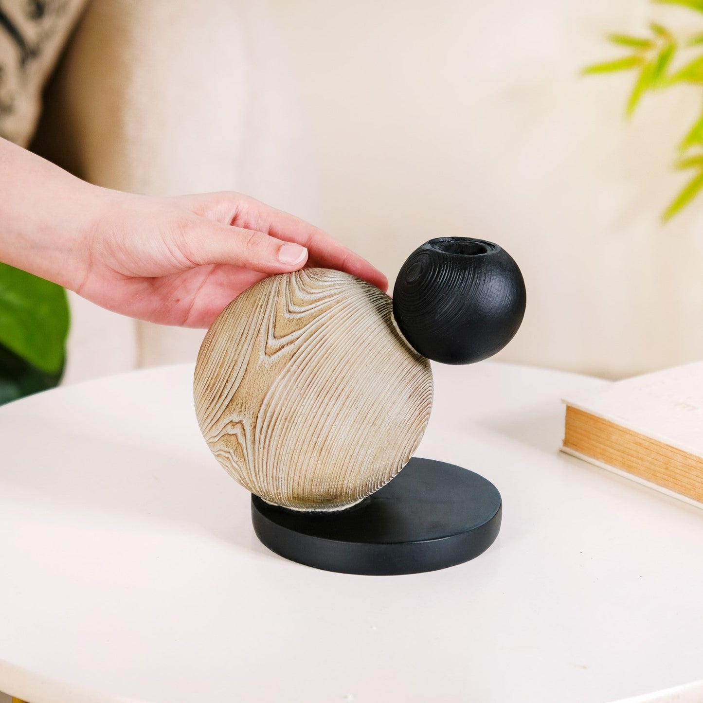 Celestial Modern Decor Candle Holder Showpiece
