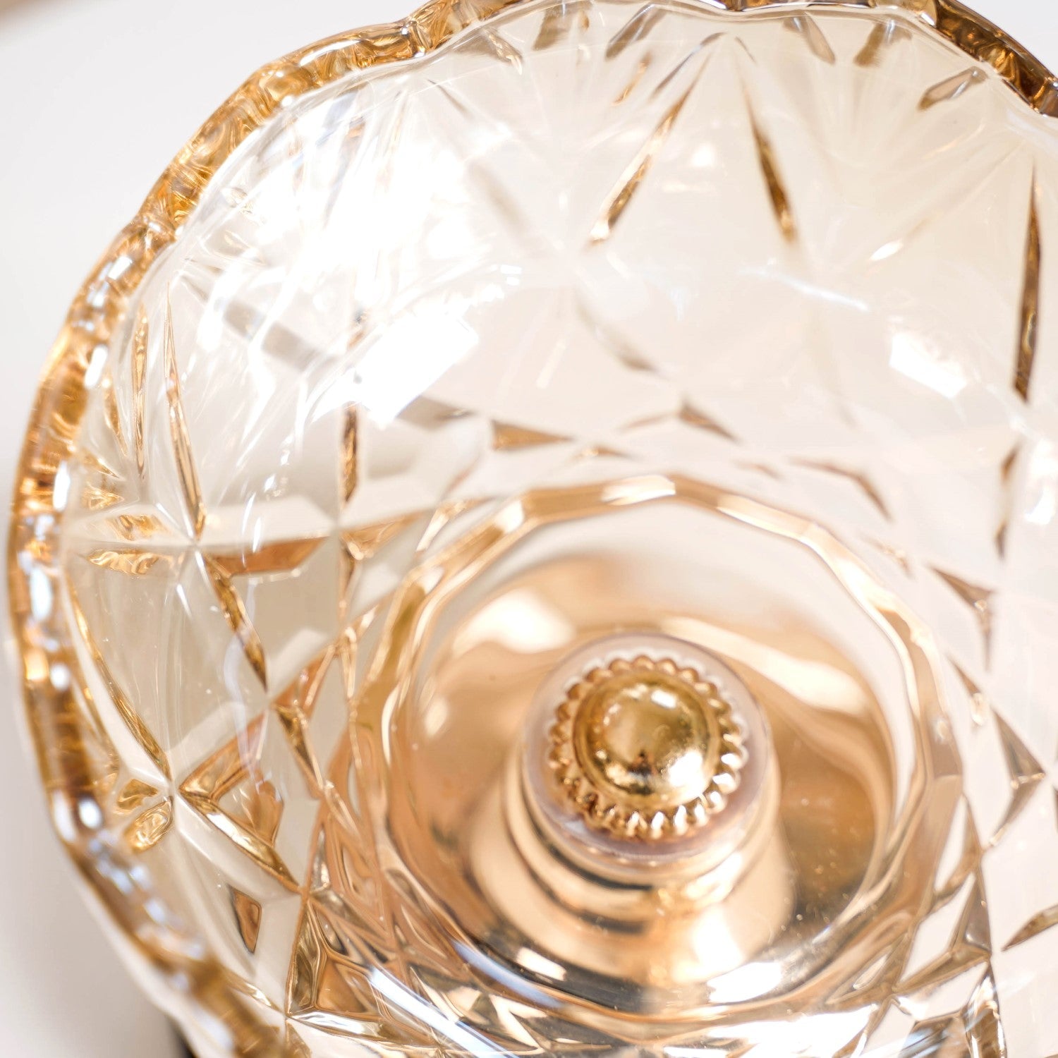 Pedestal Decorative Glass Bowl