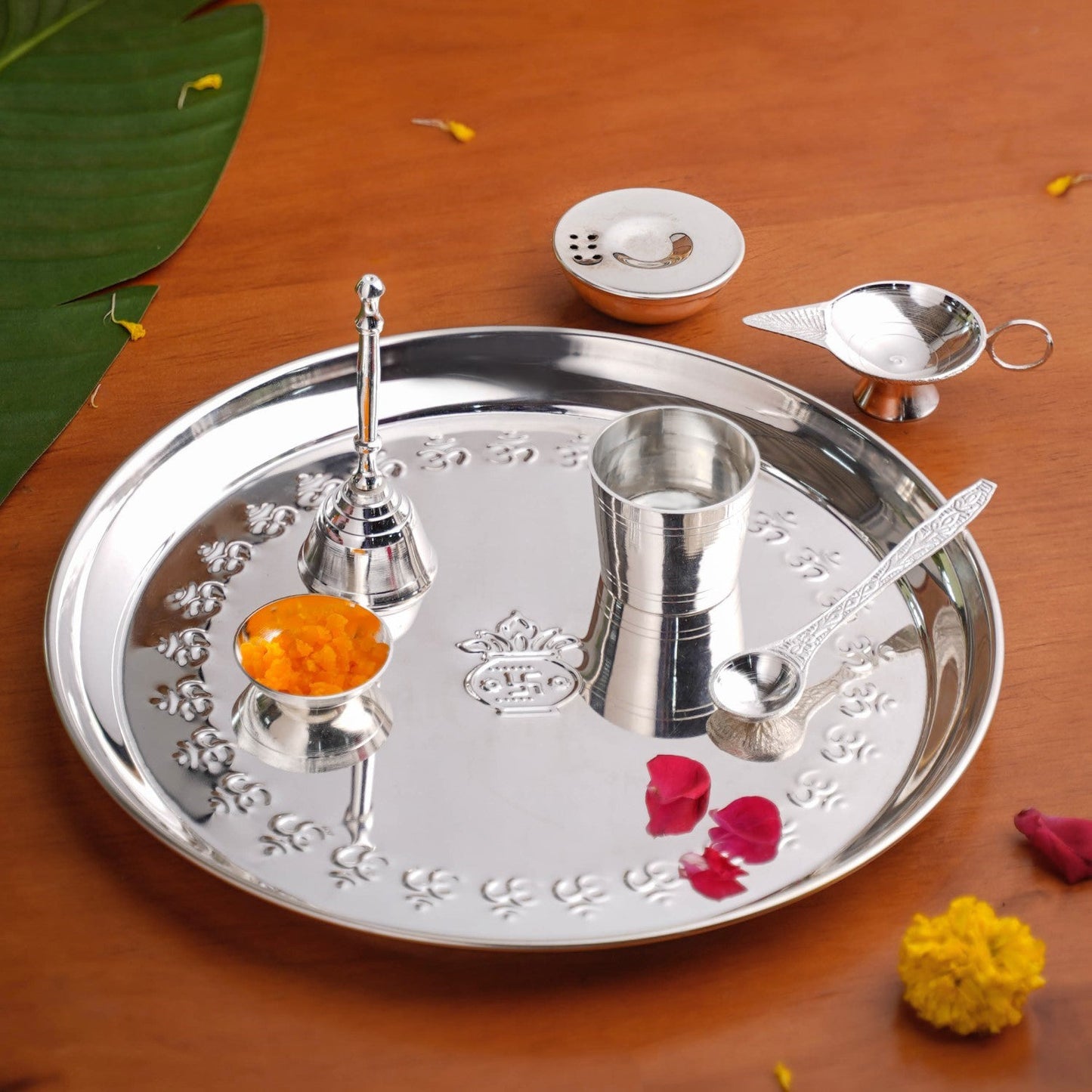 All In One Daily Aarti Pooja Thali Set Of 7