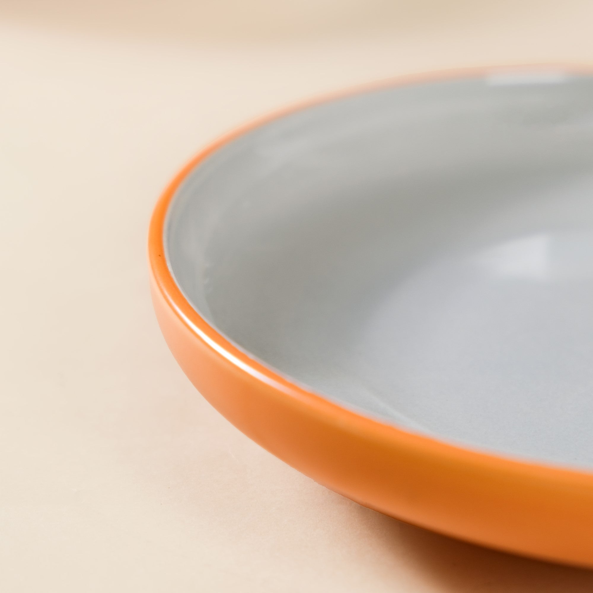 Orange Zoella Set Of 4 Dinner Plates 10 Inch