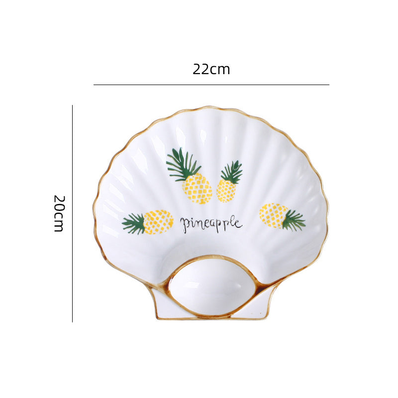 Seashell Snack Plate