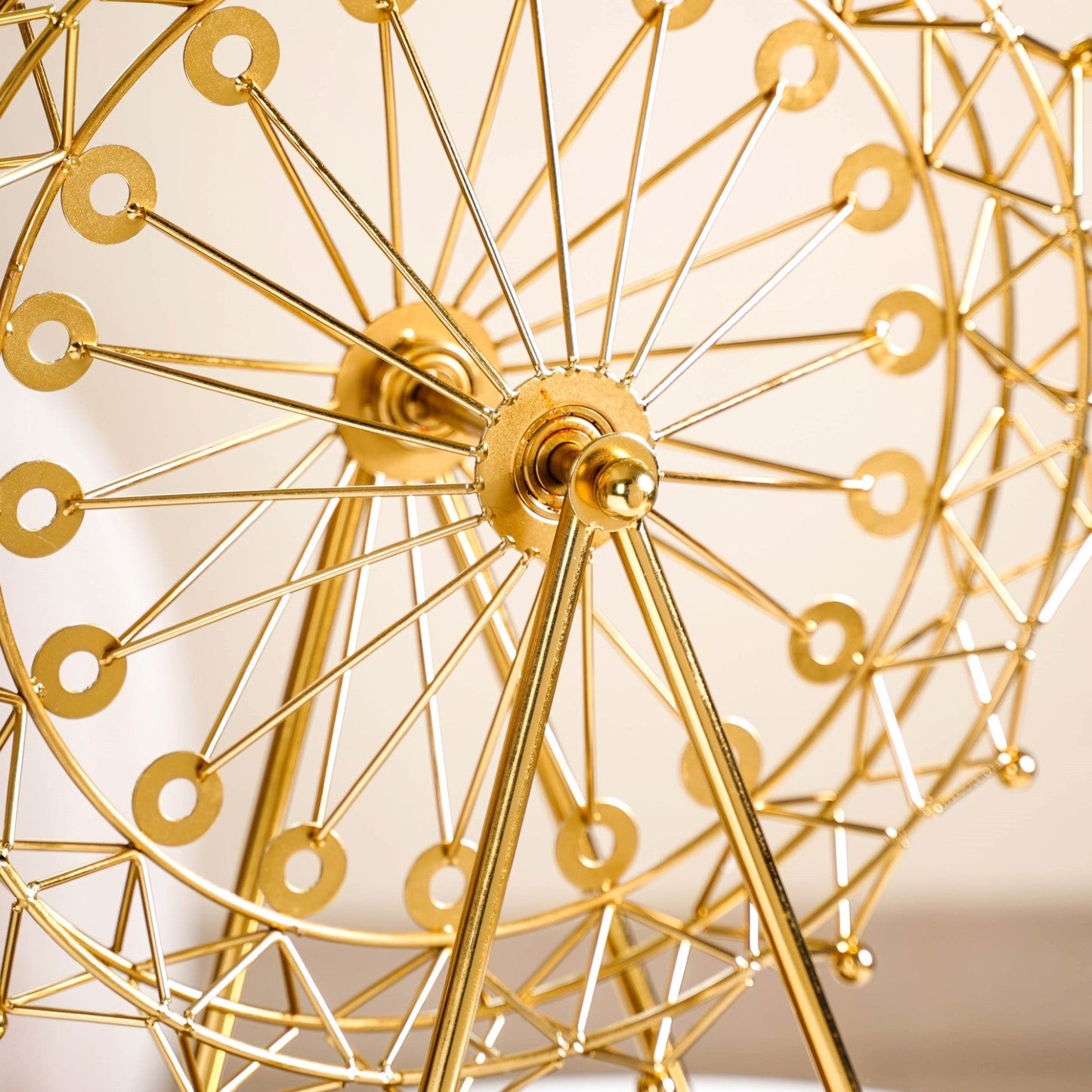 Rotating Ferris Wheel Large Metal Showpiece