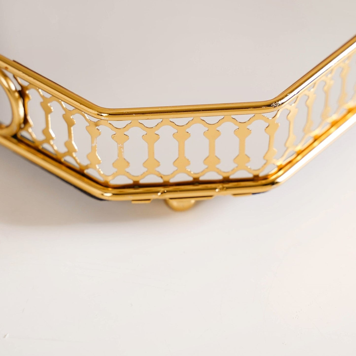Luxurious Large Decorative Metal Tray