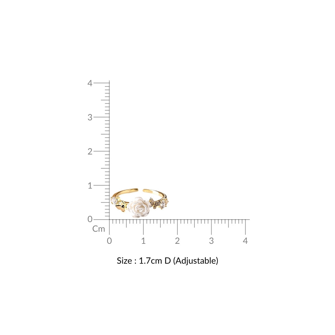 Enchanted Rose Garden Gold Ring