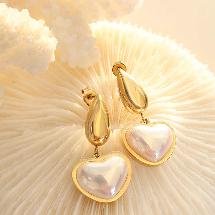 Vintage Heart Earrings