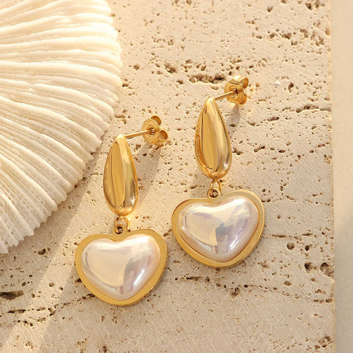 Vintage Heart Earrings