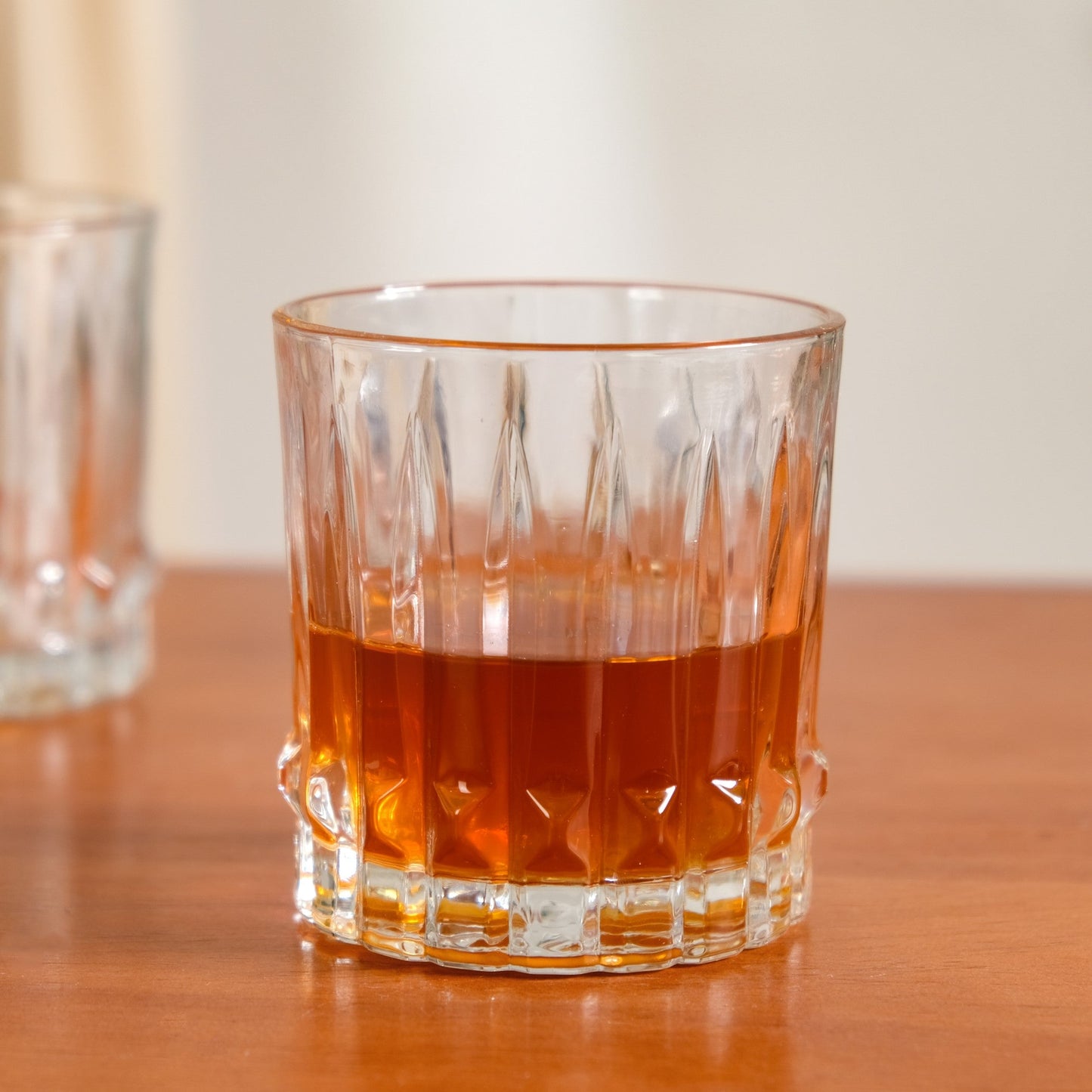 Fluted Jewel Premium Scotch Glass Large Set Of 6 310ml