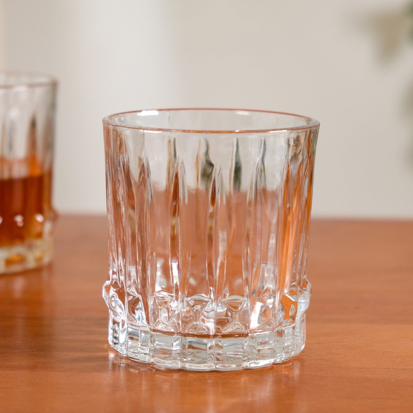 Fluted Jewel Premium Scotch Glass Large Set Of 6 310ml