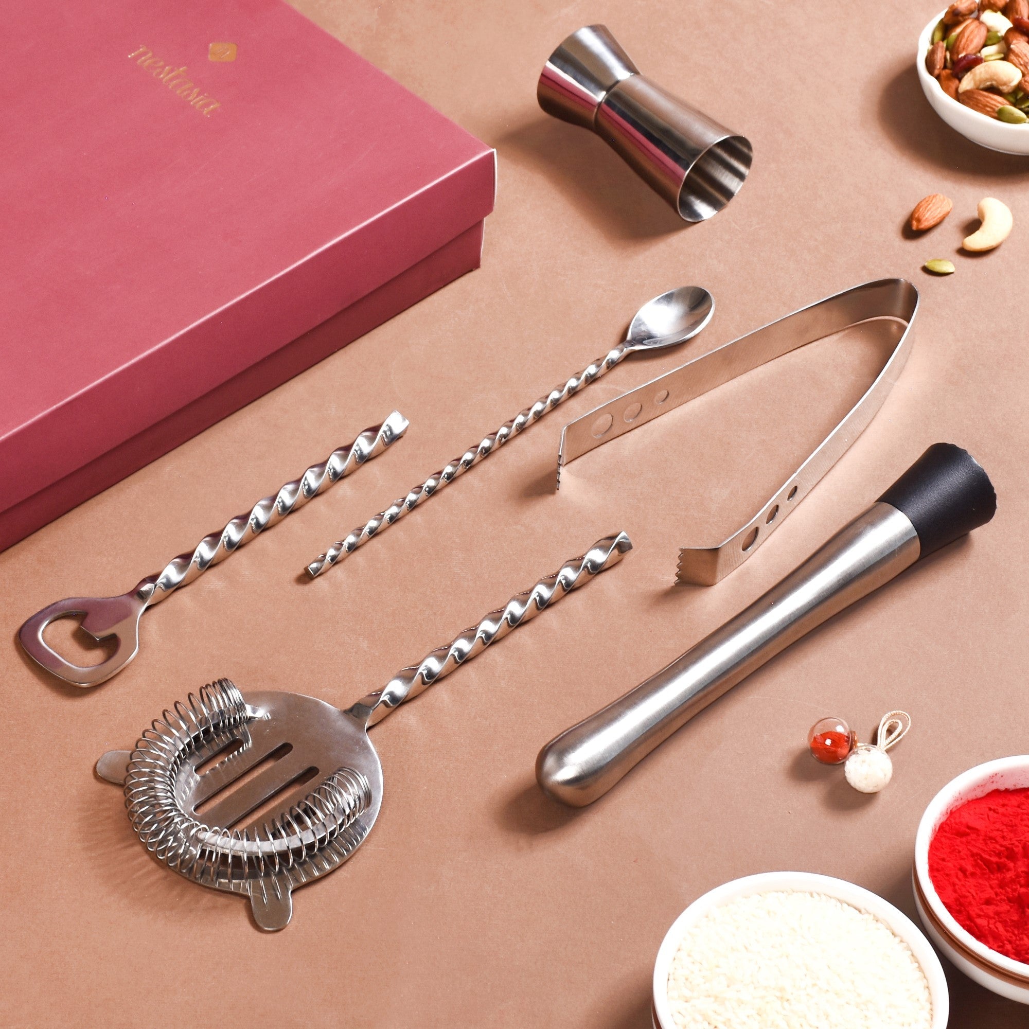 Raise A Toast Festive Rakhi Hamper