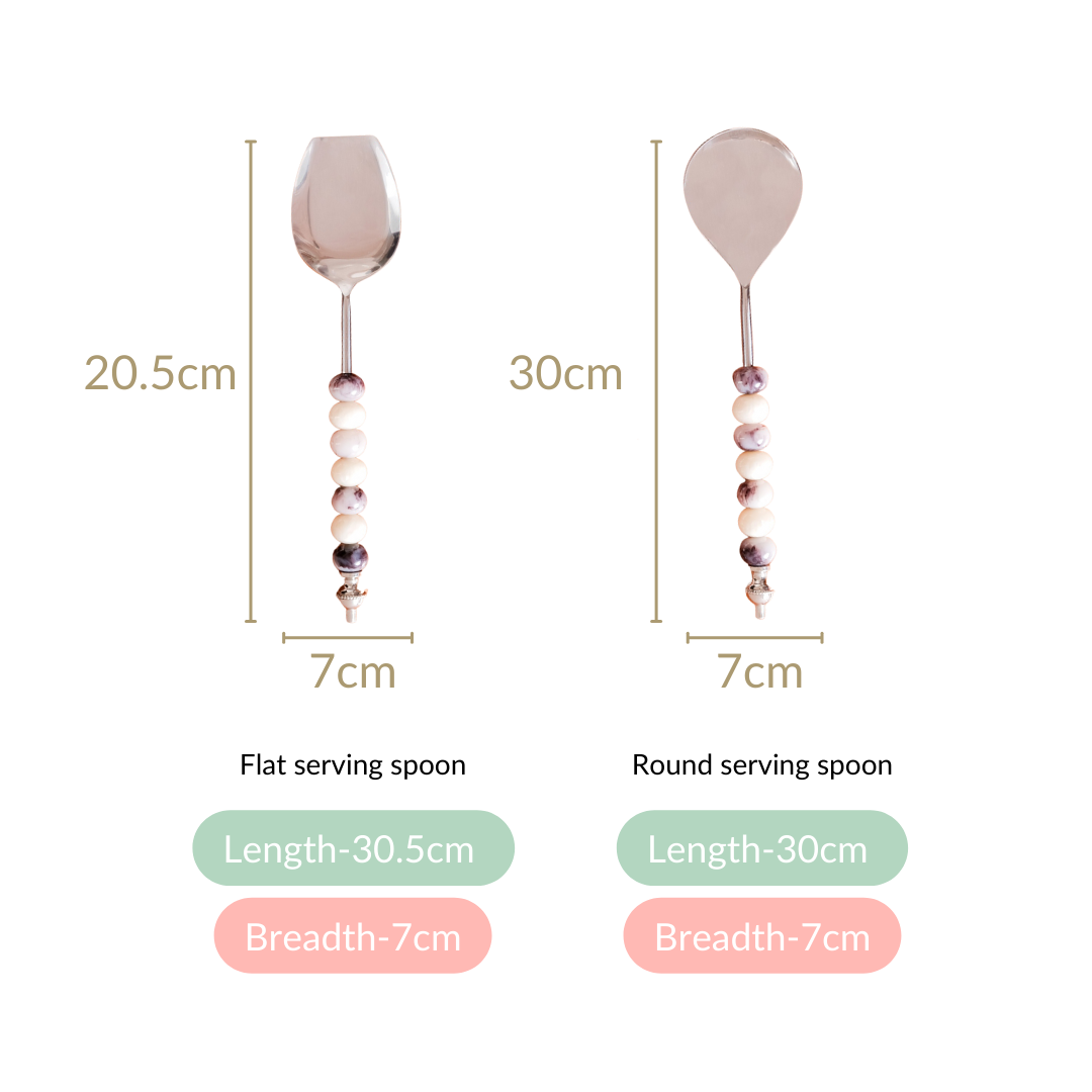 Luxury Accent Serving Spoon Set Of 2