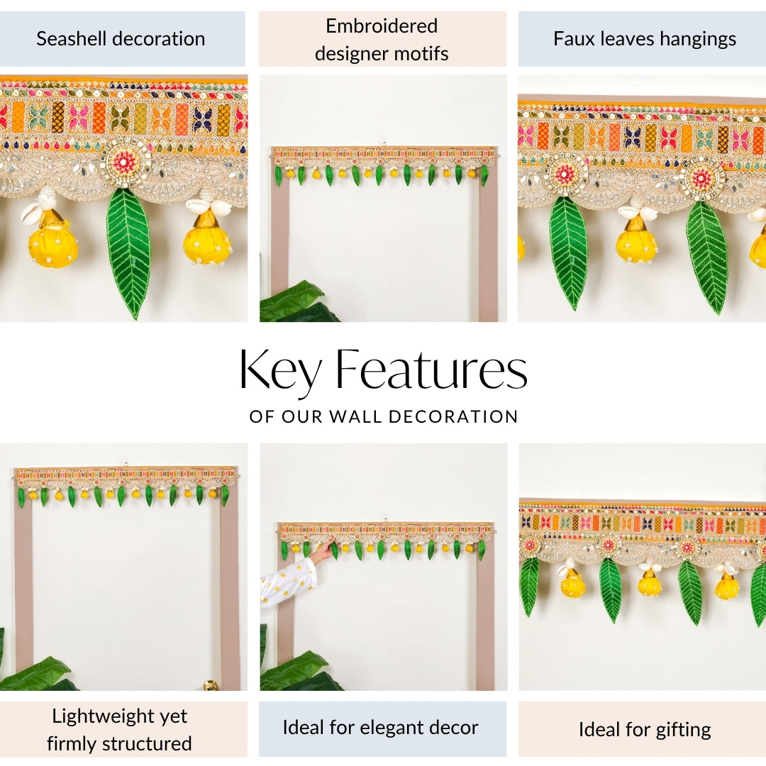 Auspicious Leaf Lucky Charm Toran