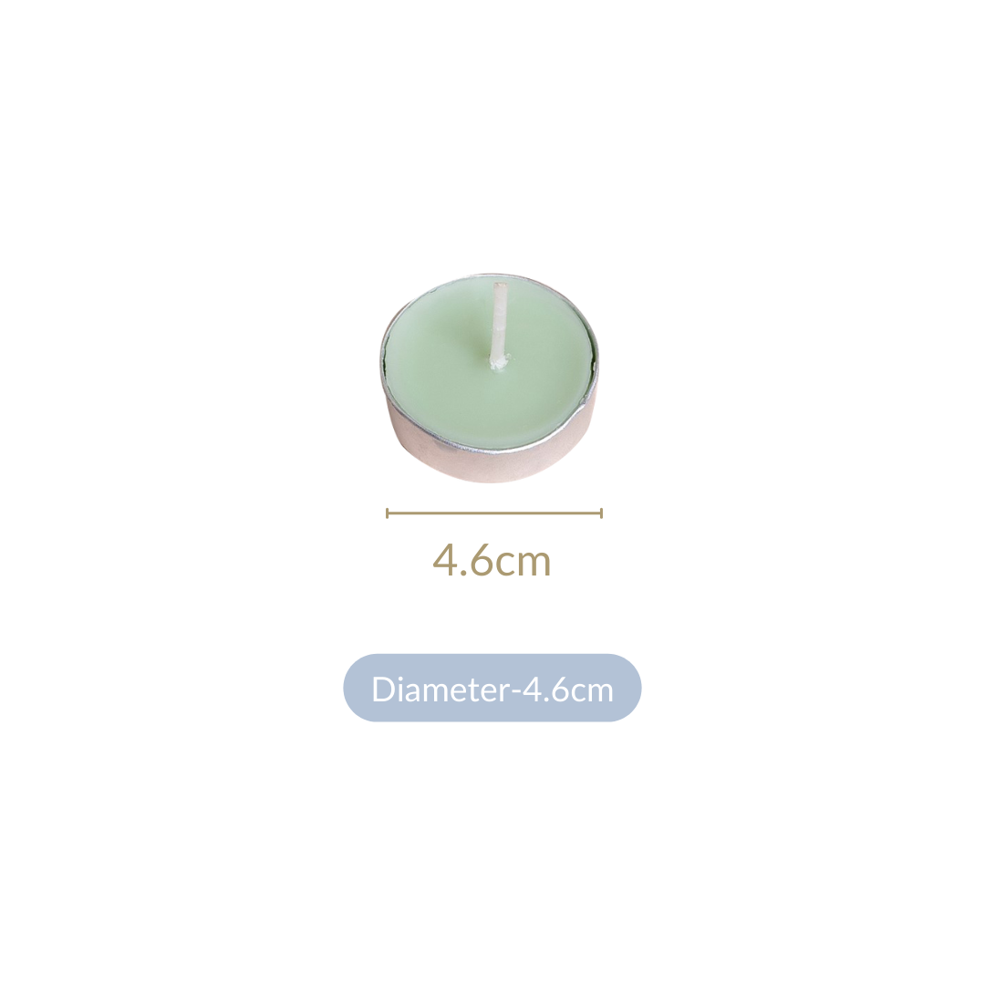 Lemon Mojito Aromatic Tealight Candles Set Of 30