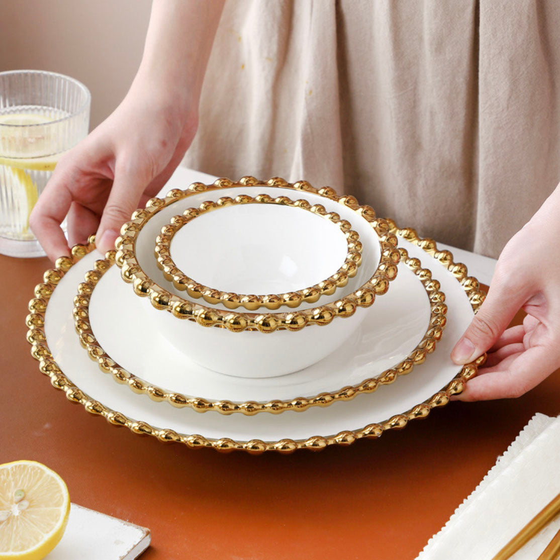 Elysian Scallop White Snack Bowl 500 ml
