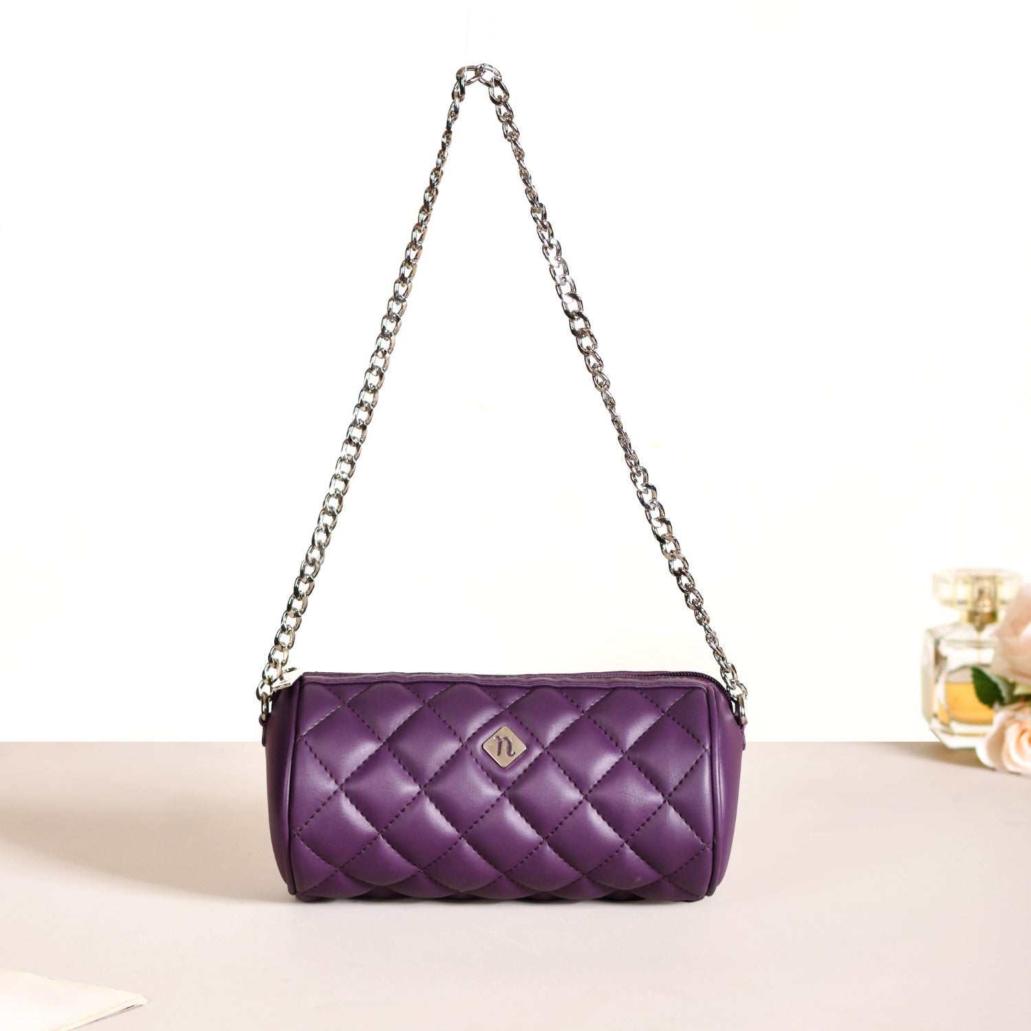 Purple Mini Barrel Bag
