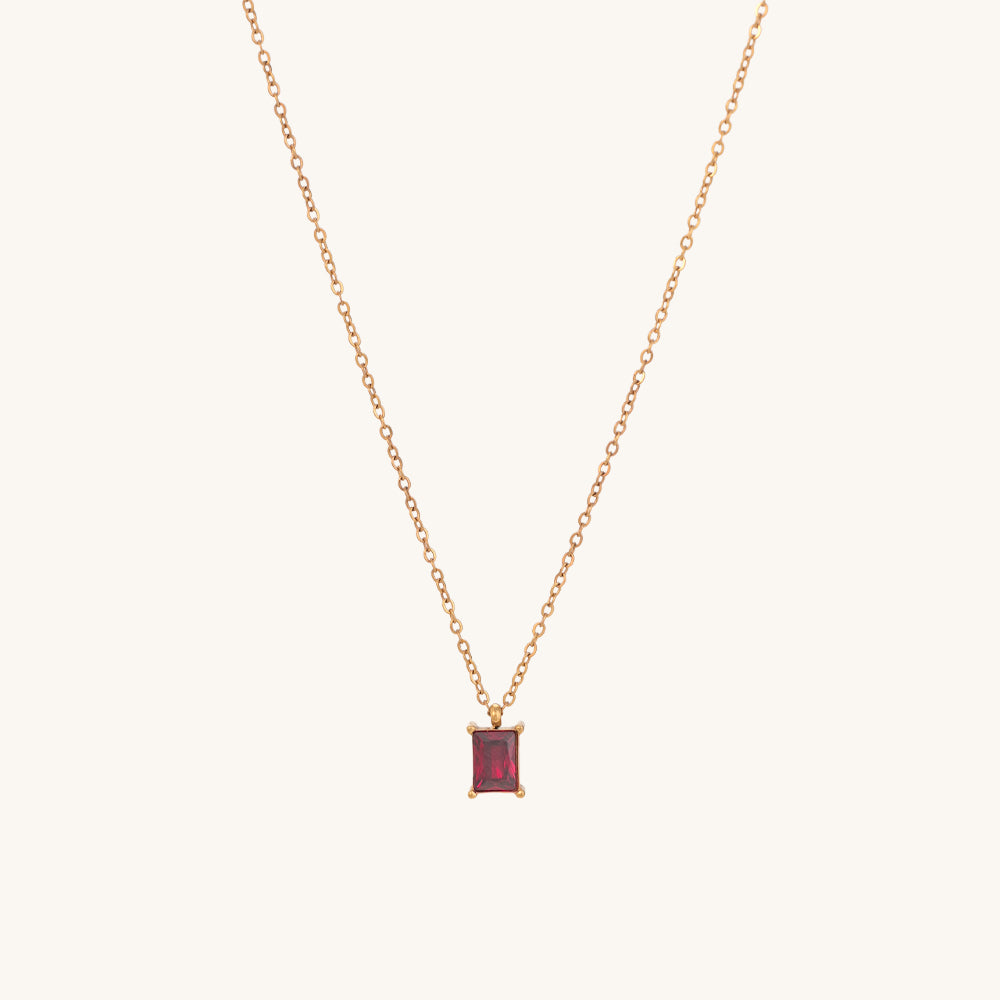 Red Garnet Necklace