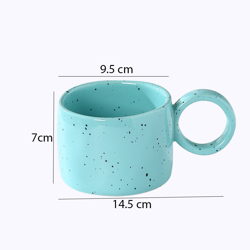 Blue Speckled Cup
