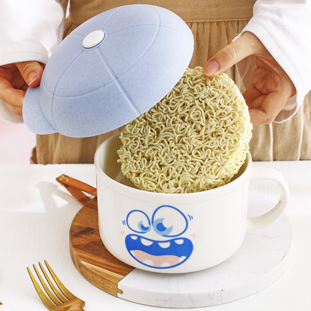 Cartoon Soup Cup