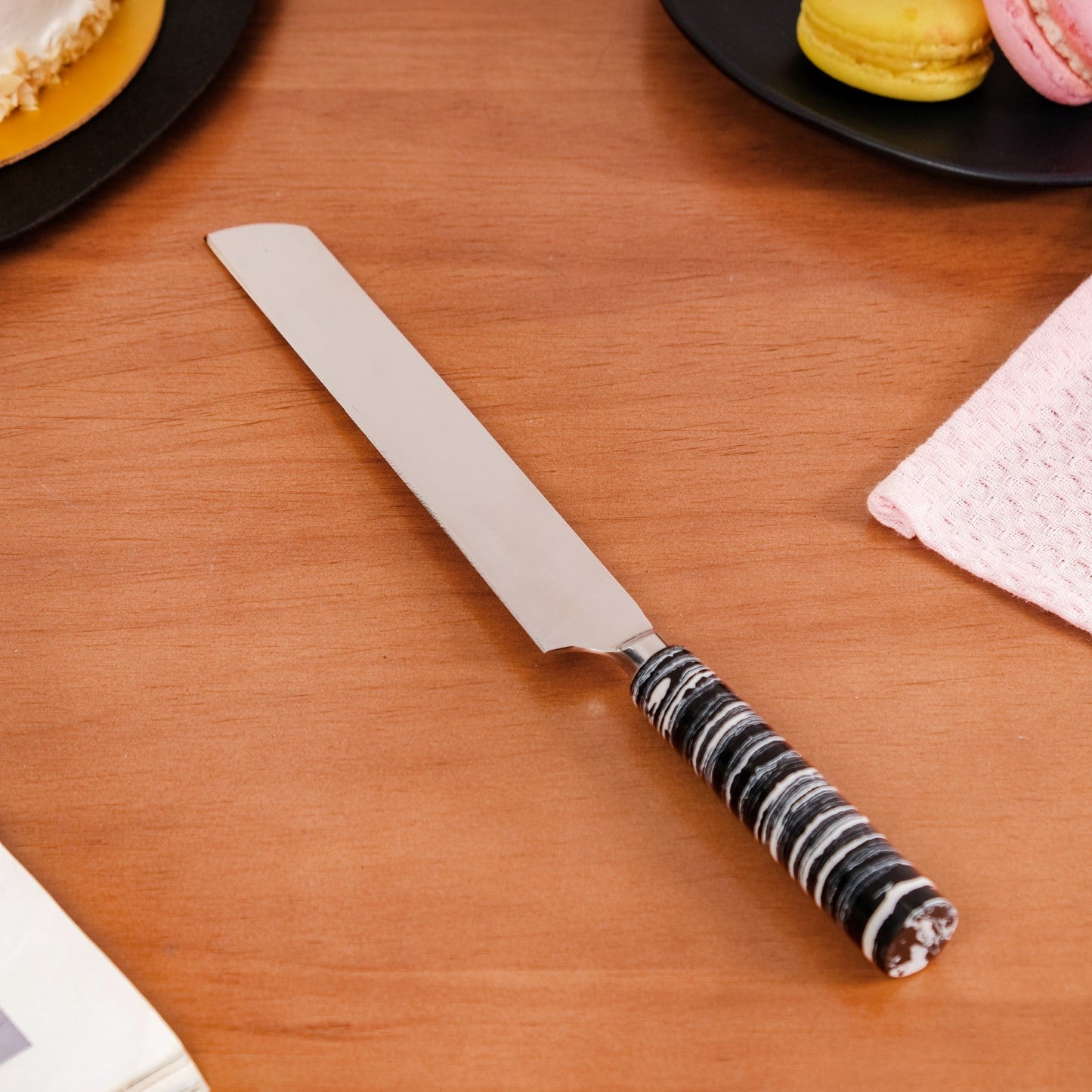 Marble Cake Knife And Server Set Of 2