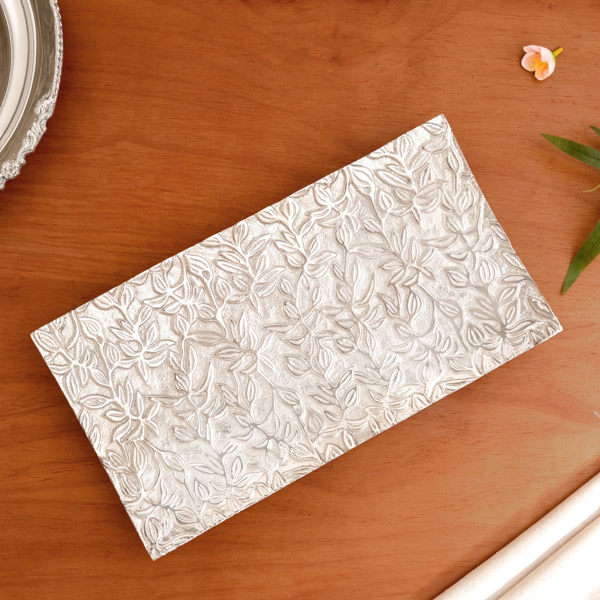 Petal Press Metal Decorative Tray