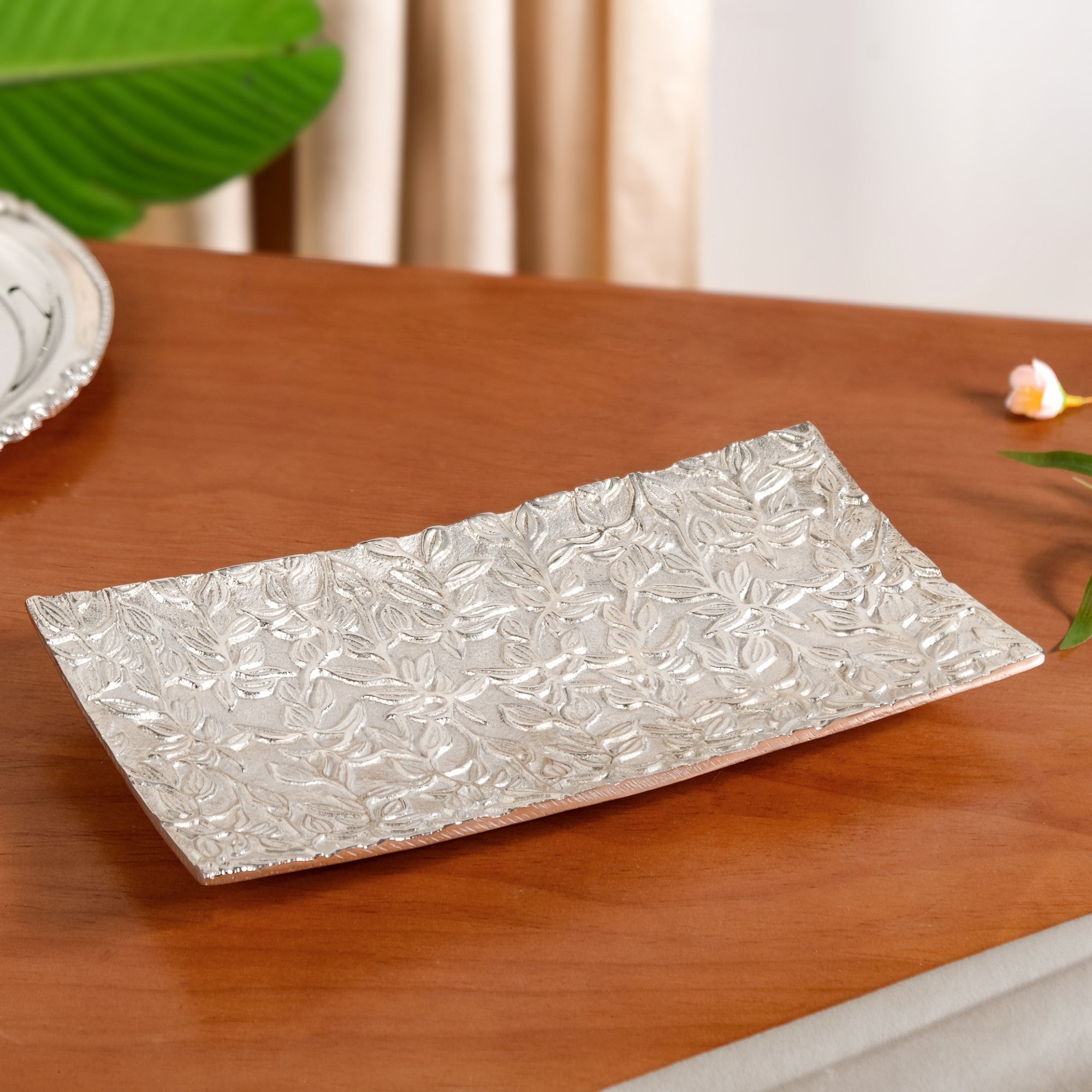 Petal Press Metal Decorative Tray