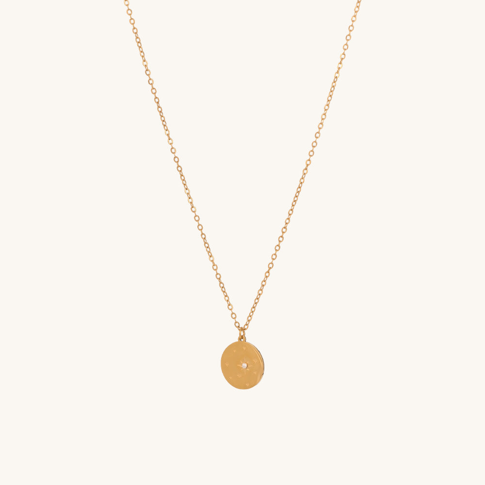 Star With Tiny Pearl Necklace
