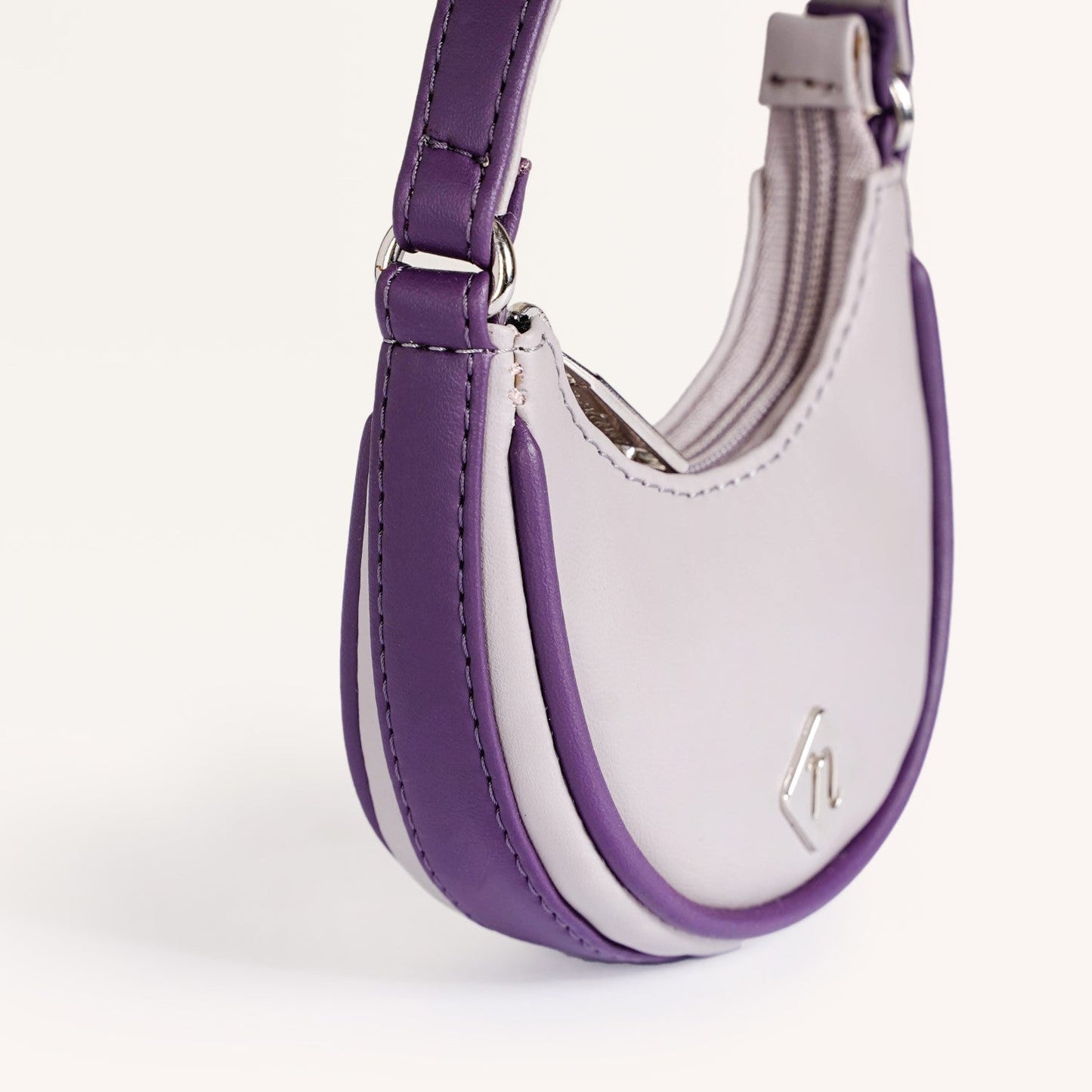Mini Bag Half Moon Grey