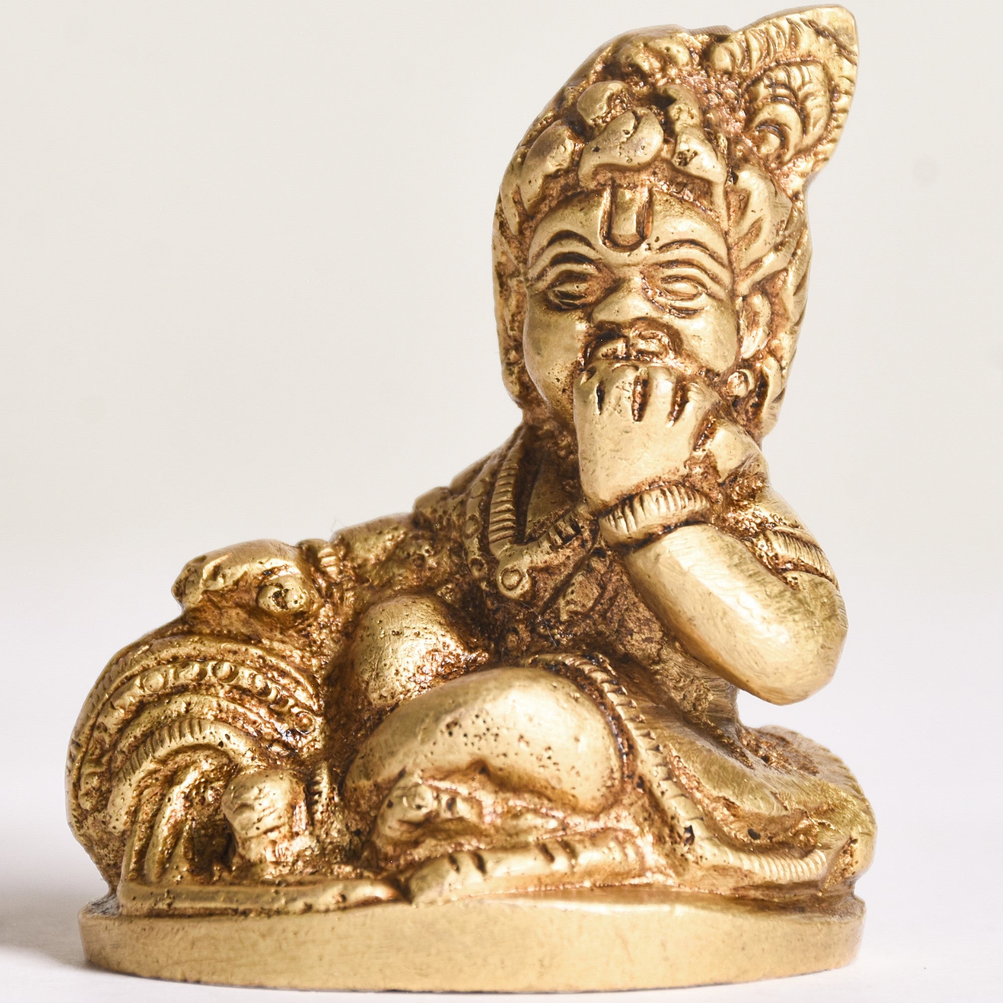 Pure Brass Laddu Gopal Idol 5cm