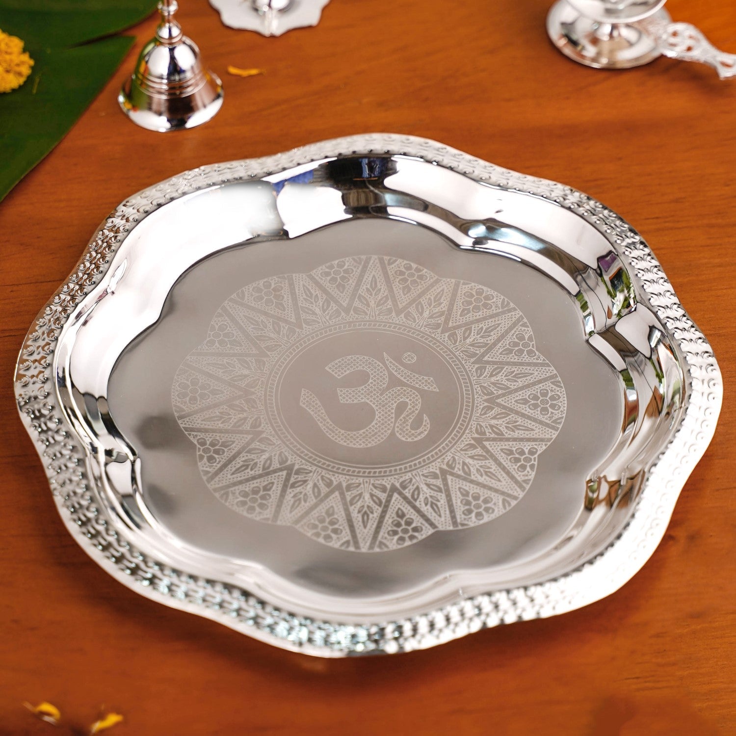Pushpanjali Offering Pooja Thali Set Of 6