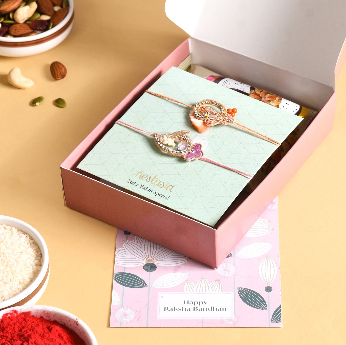 Retro Book Lover Raksha Bandhan Gift Set