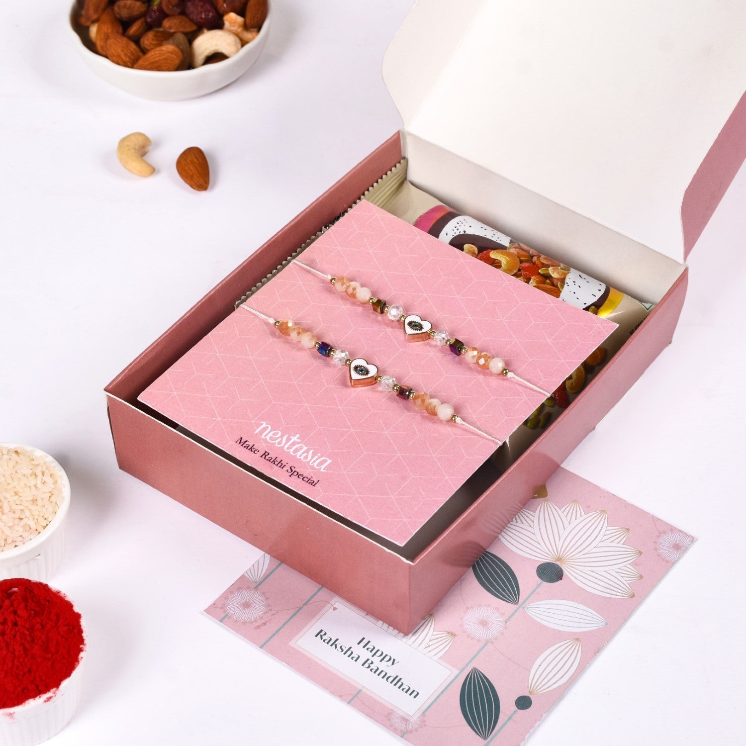 Pocket Size Glamour Rakhi Gift Hamper For Sister