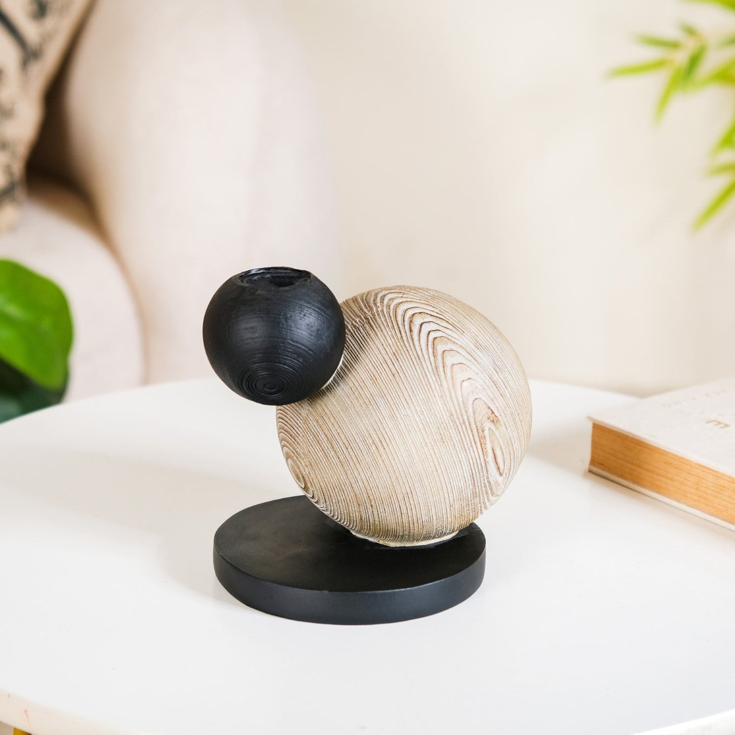 Celestial Modern Decor Candle Holder Showpiece