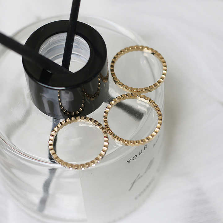 Three Piece Honeycomb Ring