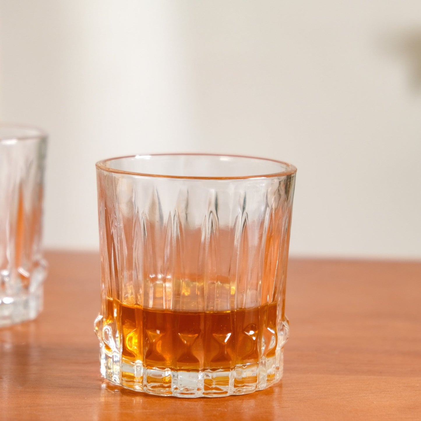 Ribbed Jewel Premium Rocks Glass Set Of 6 230ml