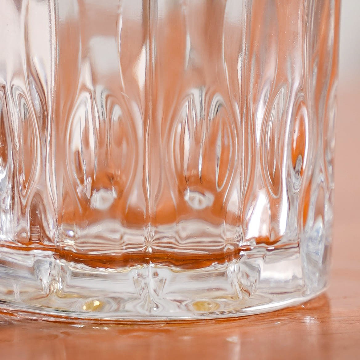Large Set Of 6 Textured Luxe Whiskey Glass 310ml